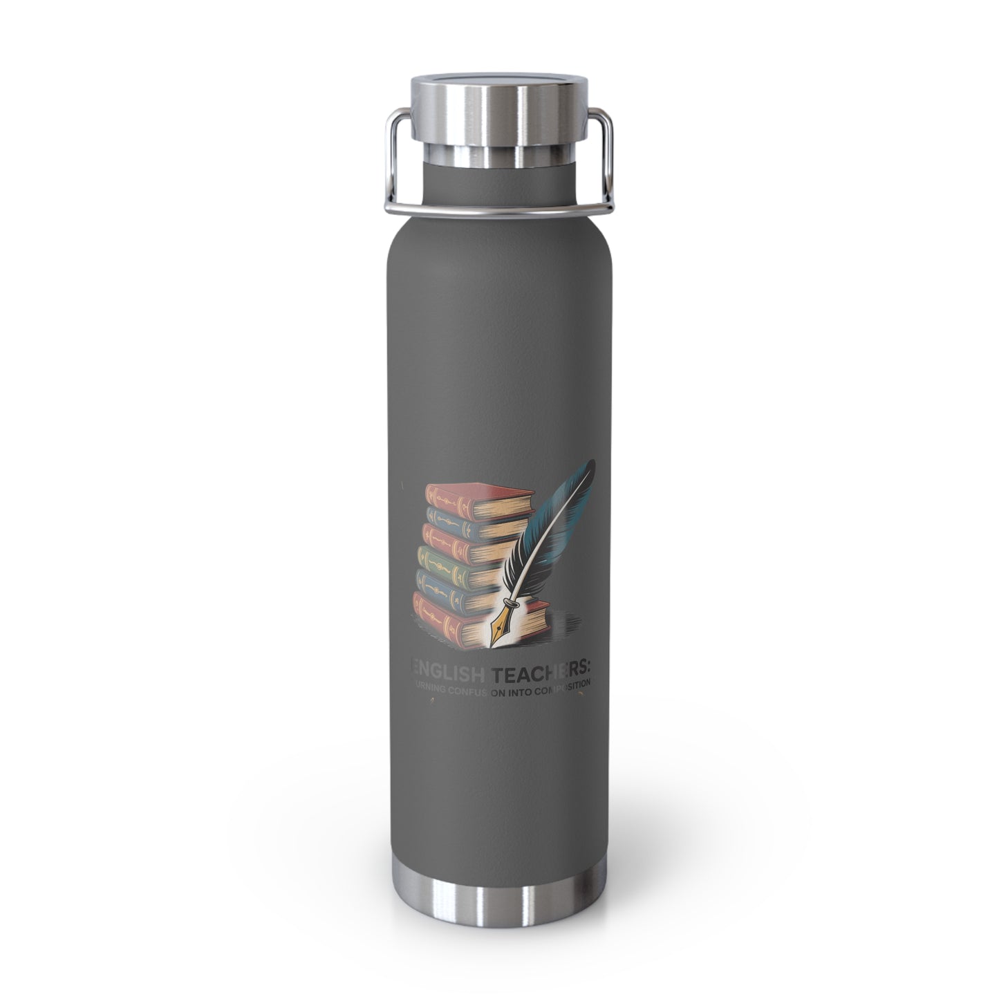 English Teachers Turning Confusion Into Composition -22oz Copper Teachers Tumbler