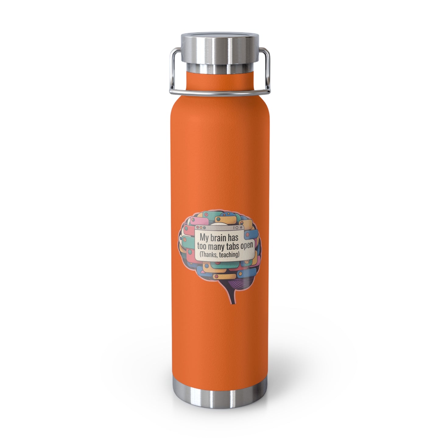 My Brain Has Too Many Tabs Open (Thanks, Teaching) -22oz Copper Teachers Tumbler