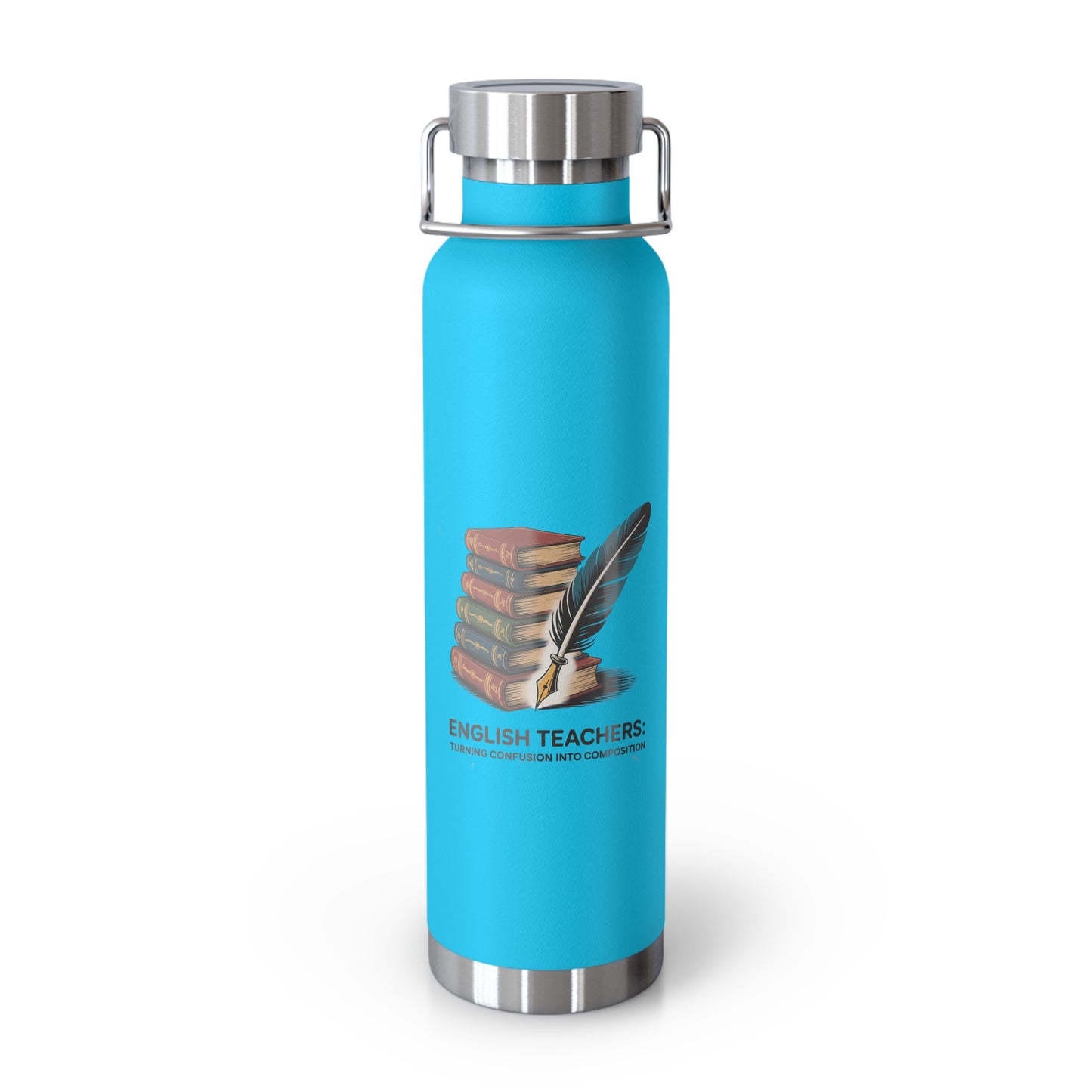 English Teachers Turning Confusion Into Composition -22oz Copper Teachers Tumbler
