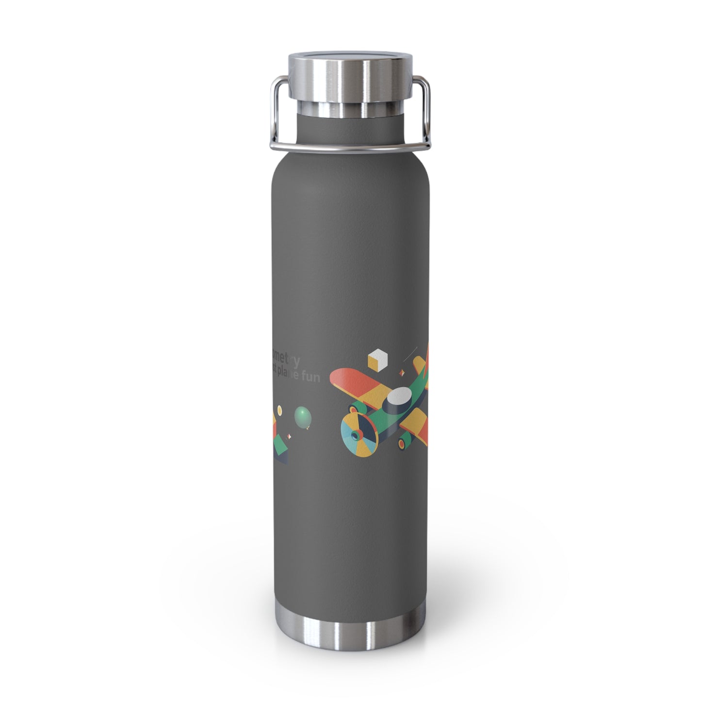 Geometry is just Plane Fun -22oz Copper Teachers Tumbler