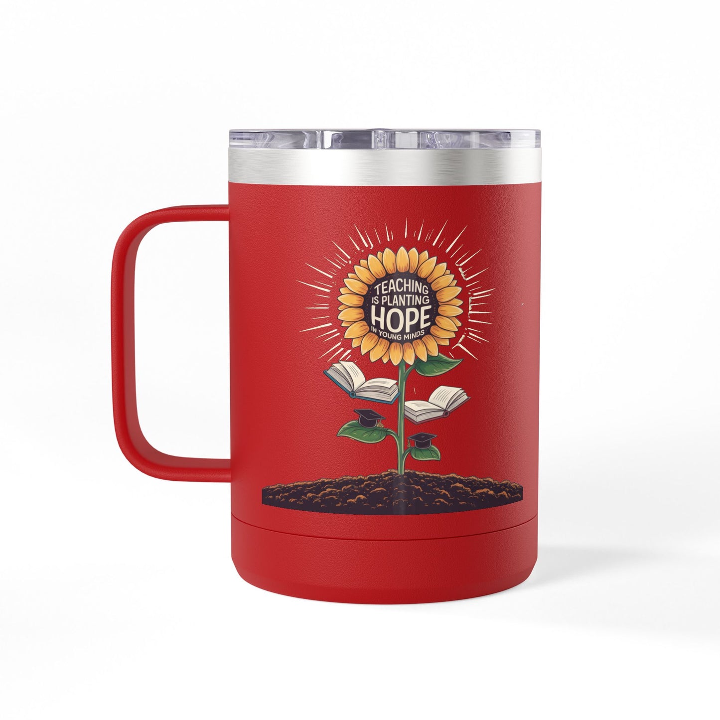 Teaching is Planting Hope in Young Minds - 15oz Teacher Coffee Mug