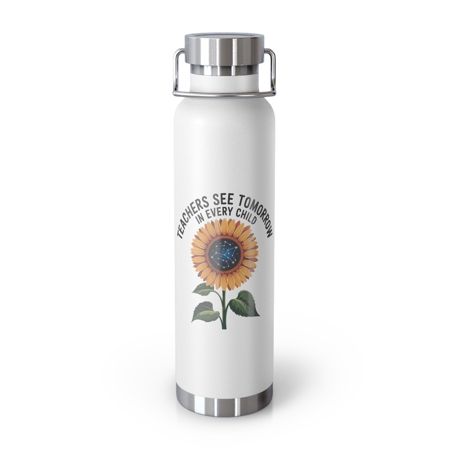 Teachers See Tomorrow in Every Child -22oz Copper Teachers Tumbler