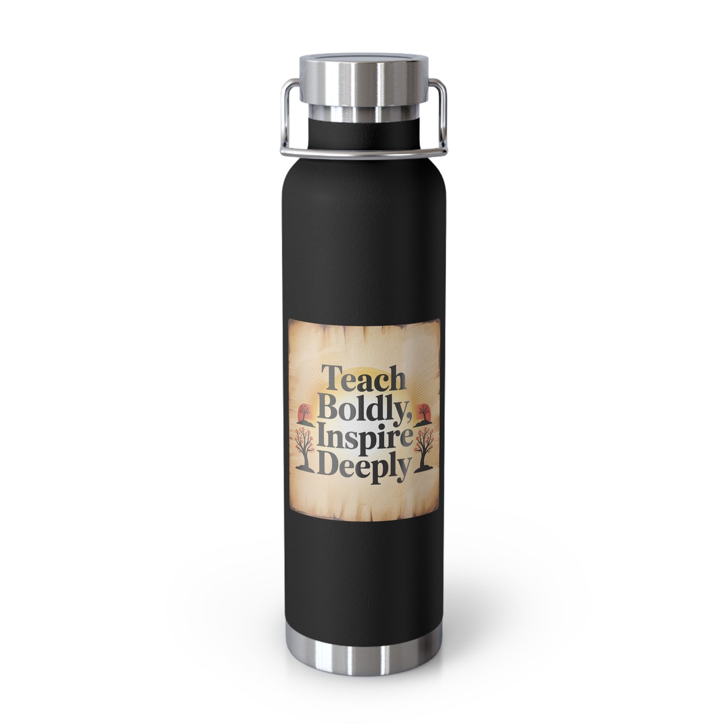 Teach Boldly, Inspire Deeply -22oz Copper Teachers Tumbler