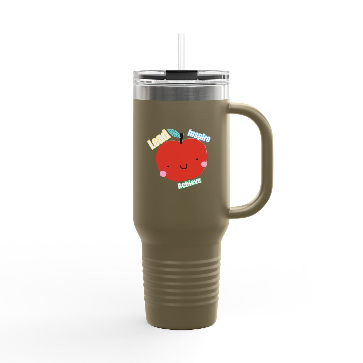 40oz Tumbler-Lead, Inspire, Achieve for On-the-Go Enthusiasts