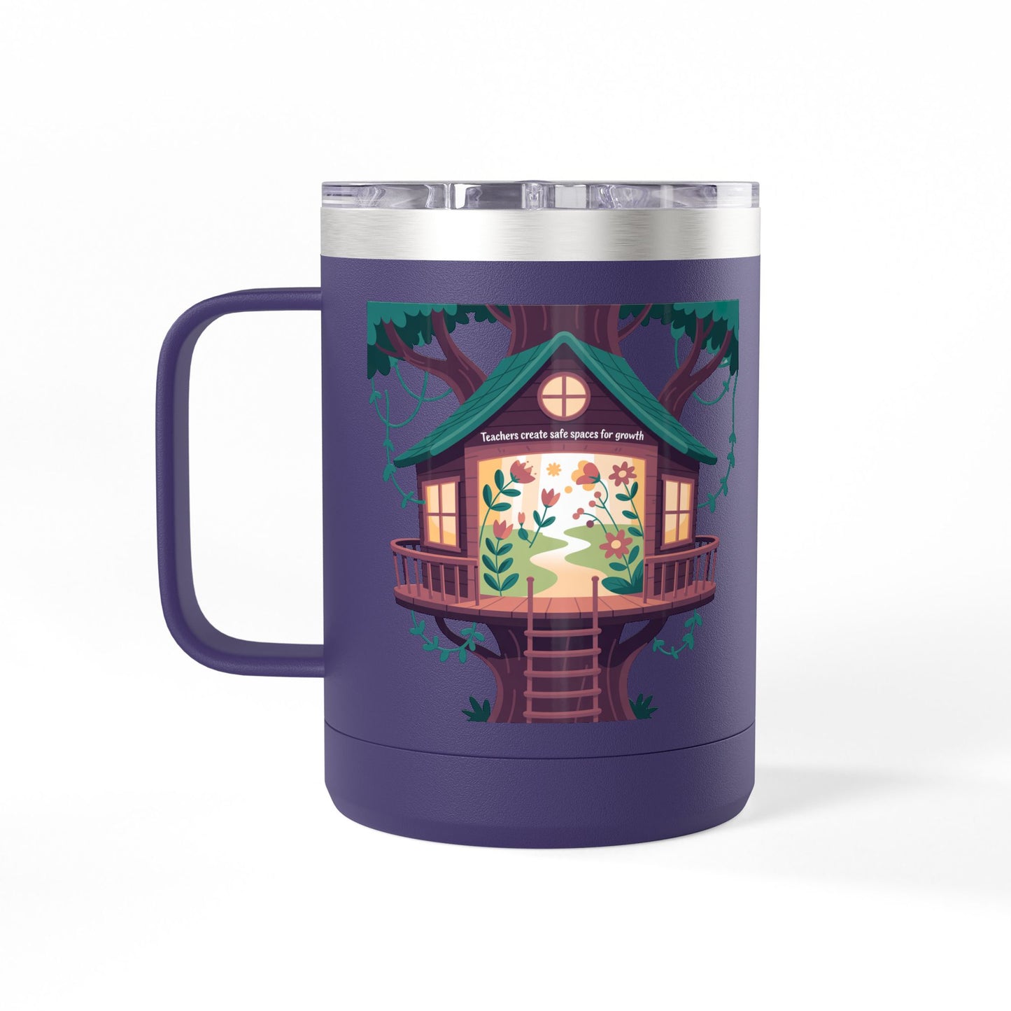 Teachers Create Safe Spaces for Growth - 15oz Teacher Coffee Mug