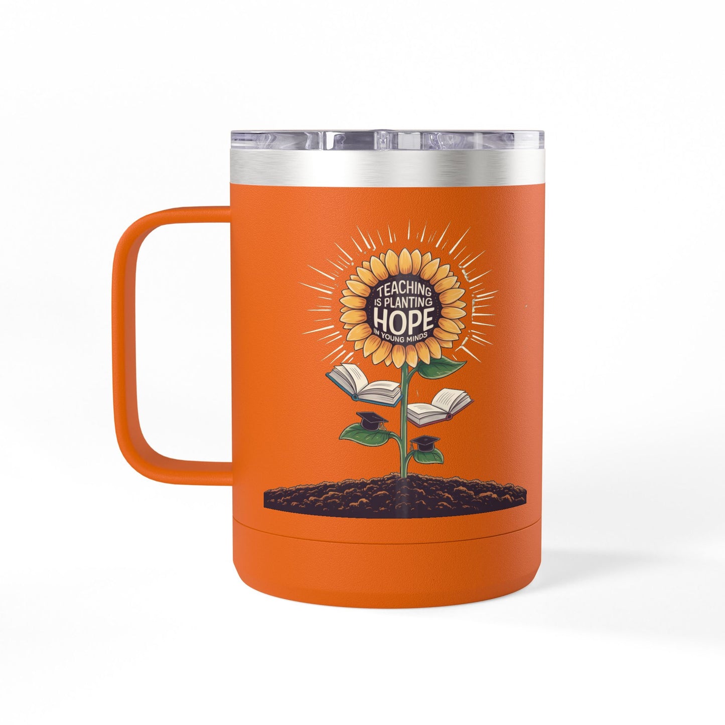 Teaching is Planting Hope in Young Minds - 15oz Teacher Coffee Mug