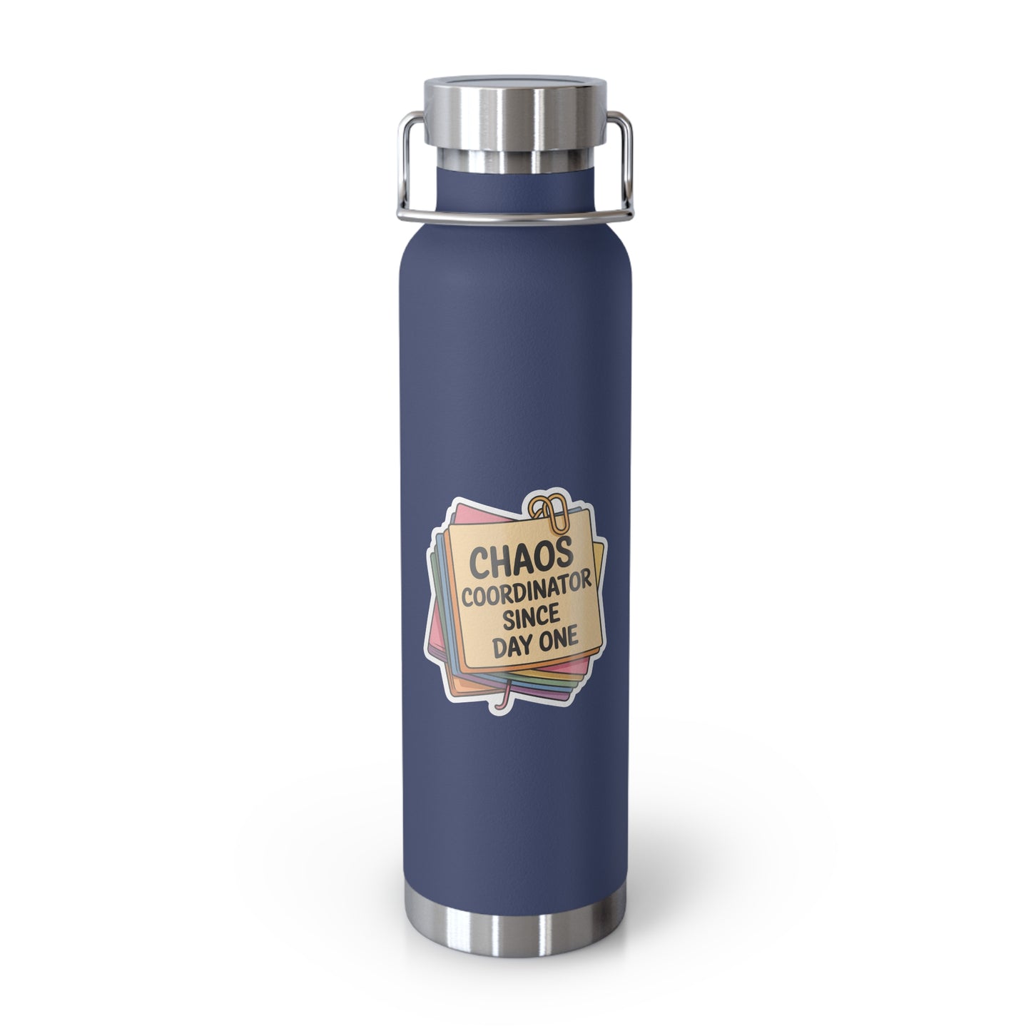 Chaos Coordinator Since Day One -22oz Copper Teachers Tumbler
