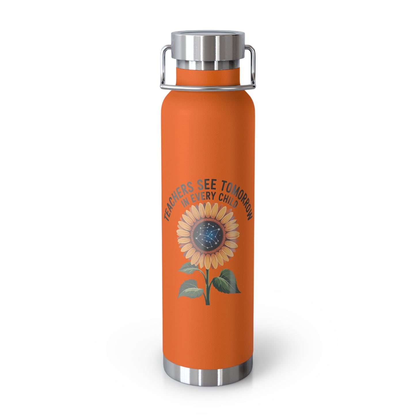 Teachers See Tomorrow in Every Child -22oz Copper Teachers Tumbler