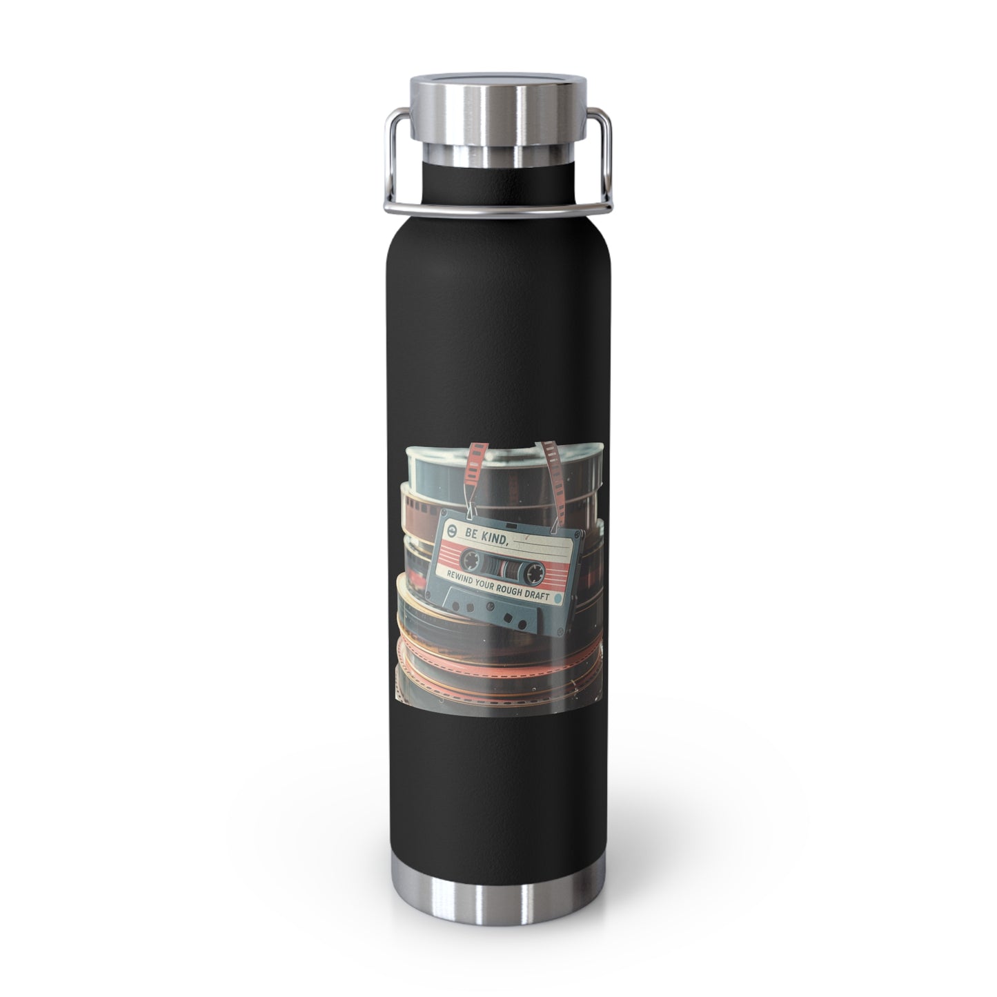 Be Kind, Rewind Your Rough Draft -22oz Copper Teachers Tumbler