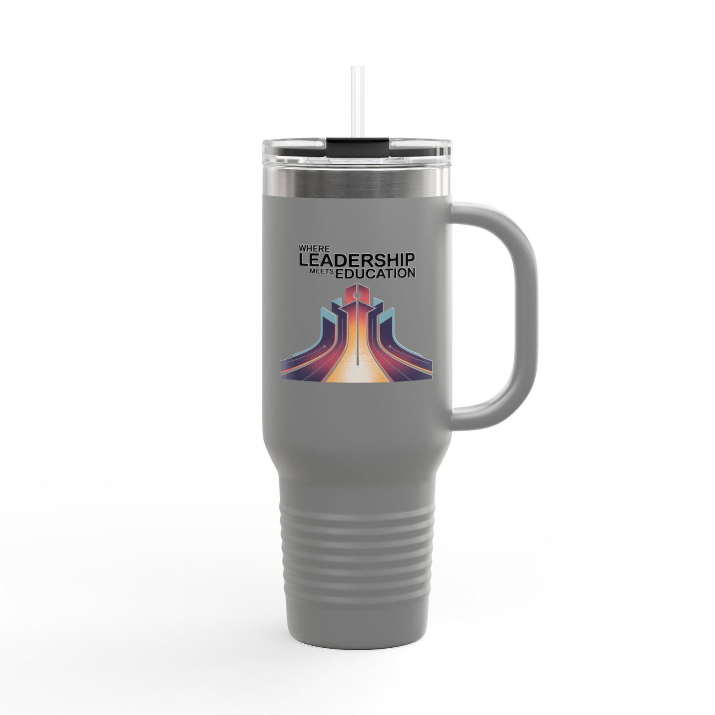 Where Leadership Meets Education - 40oz Tumbler for Educators