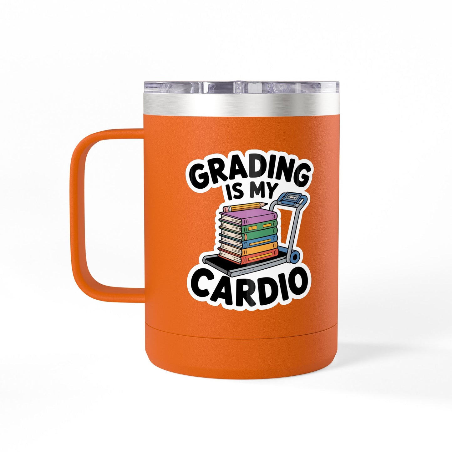 Grading is my Cardio - 15oz Teacher Coffee Mug