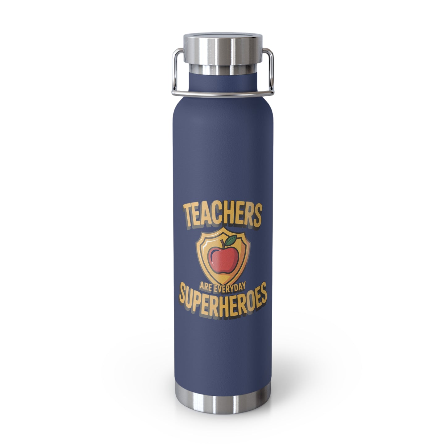 Teachers are Everyday Superheroes -22oz Copper Teachers Tumbler