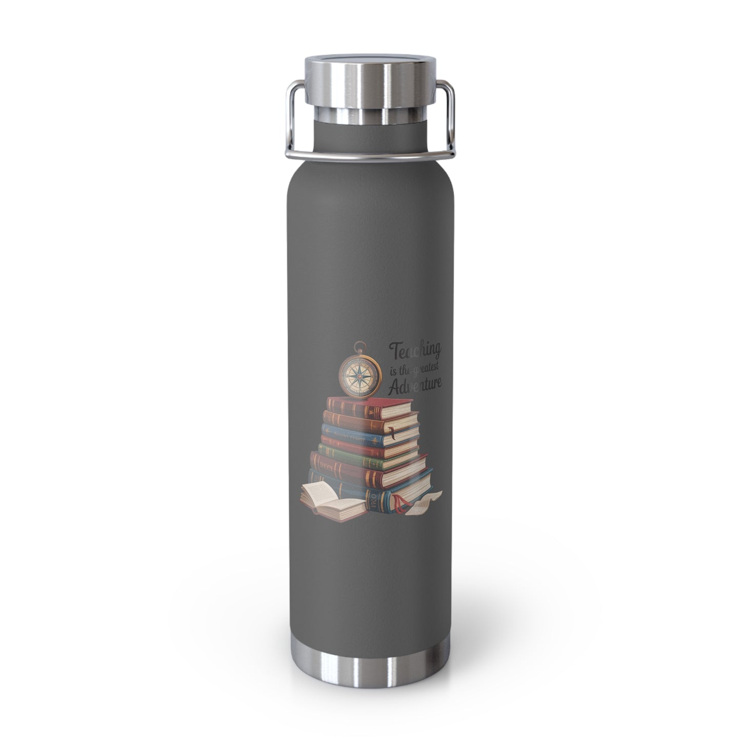 Teaching is the Greatest Adventure -22oz Copper Teachers Tumbler