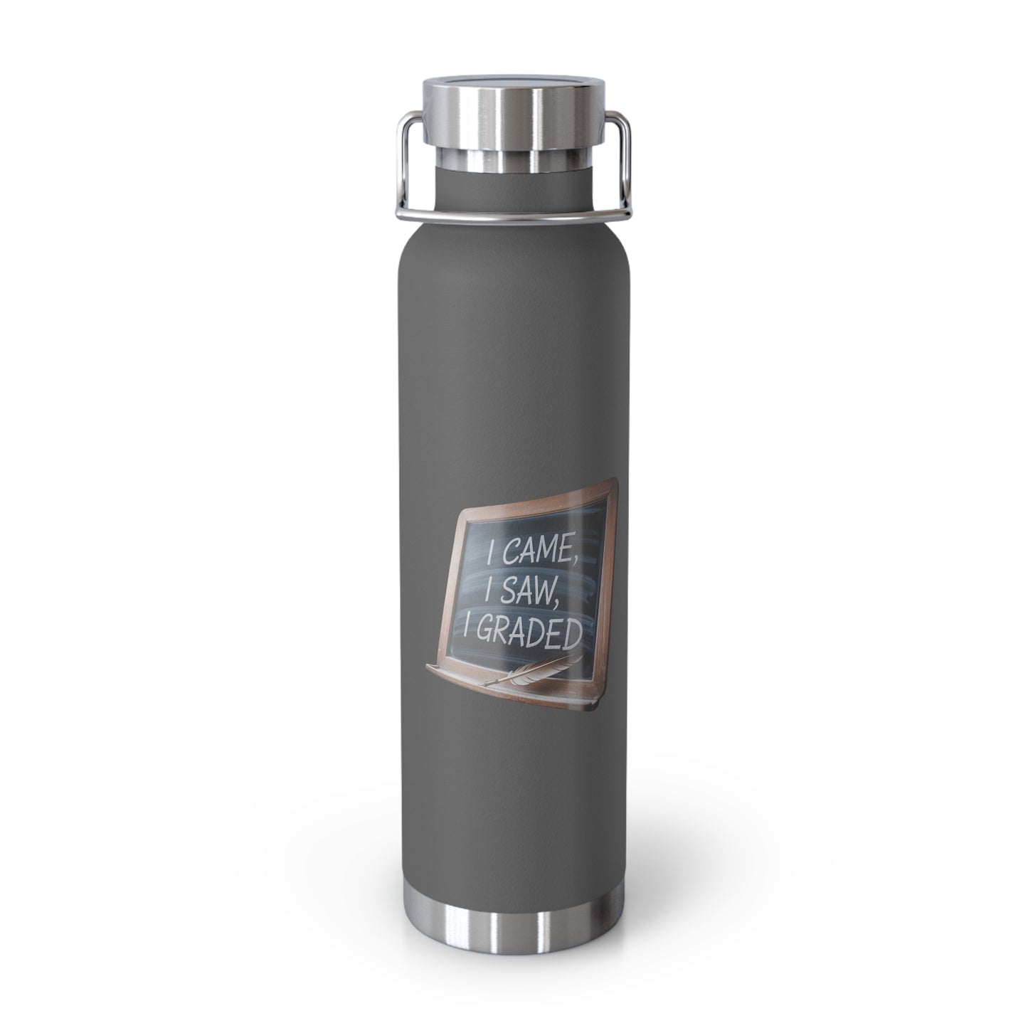 I Came, I Saw, I Graded -22oz Copper Teachers Tumbler