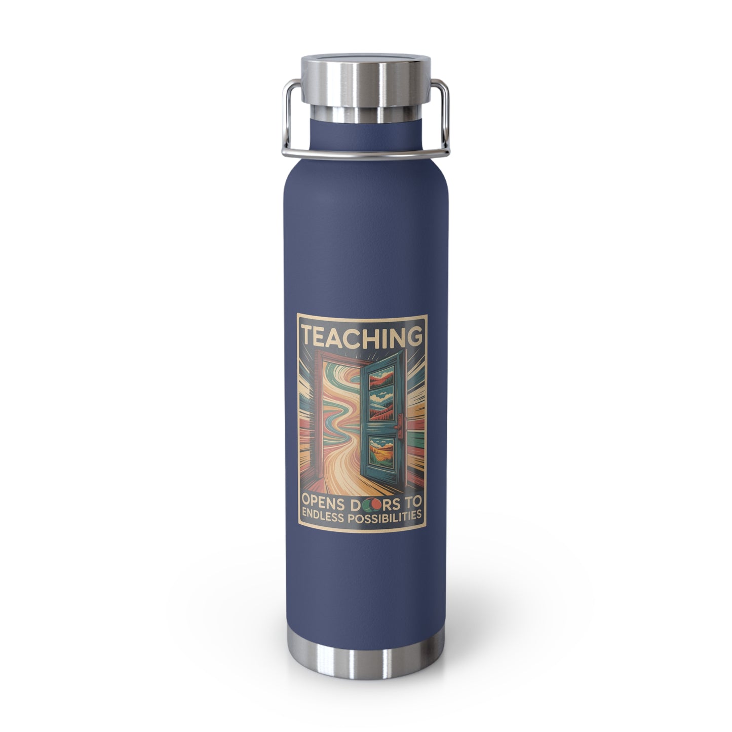 Teaching Opens Doors to Endless Possibilities -22oz Copper Teachers Tumbler