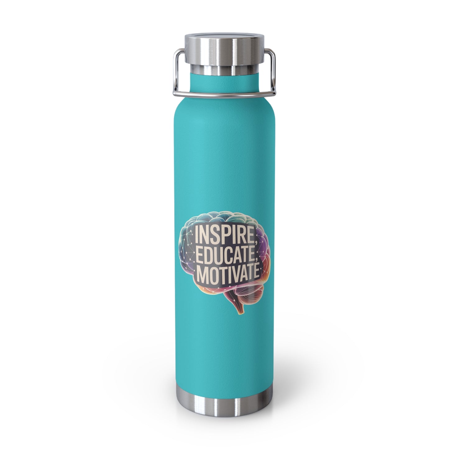 Inspire, Educate, Motivate -22oz Copper Teachers Tumbler