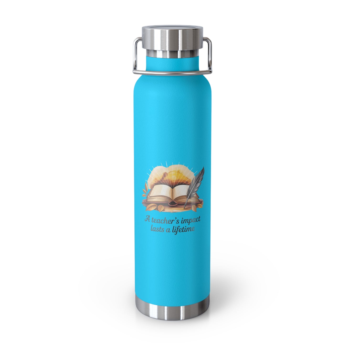 A Teacher's Impact Lasts a Lifetime -22oz Copper Teachers Tumbler