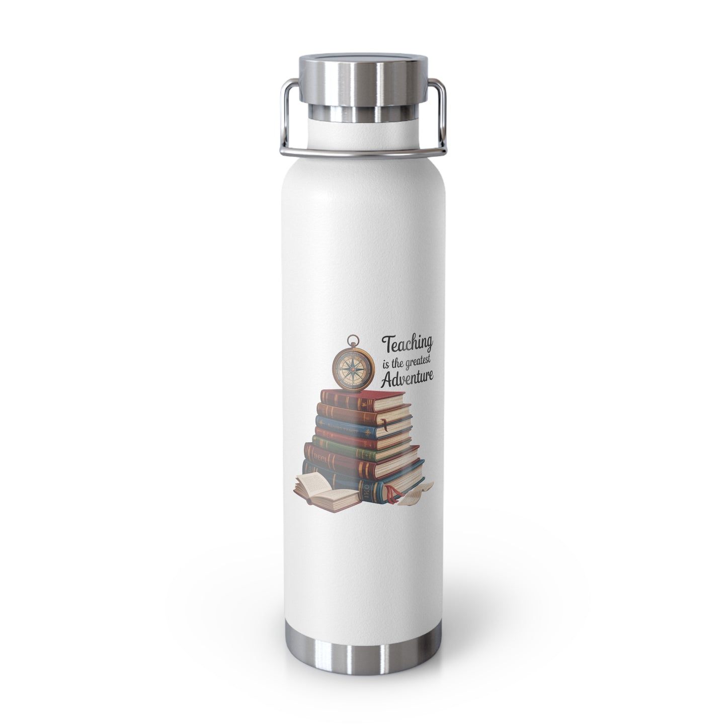 Teaching is the Greatest Adventure -22oz Copper Teachers Tumbler