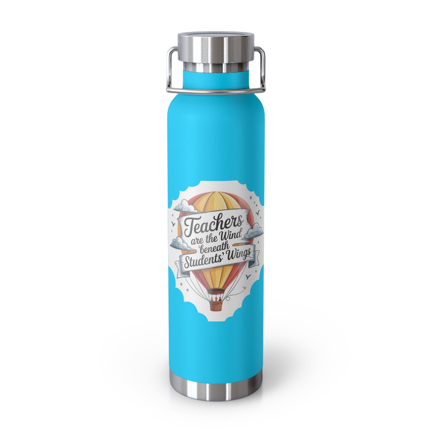 Teachers are the Wind Beneath Students' Wings -22oz Copper Teachers Tumbler
