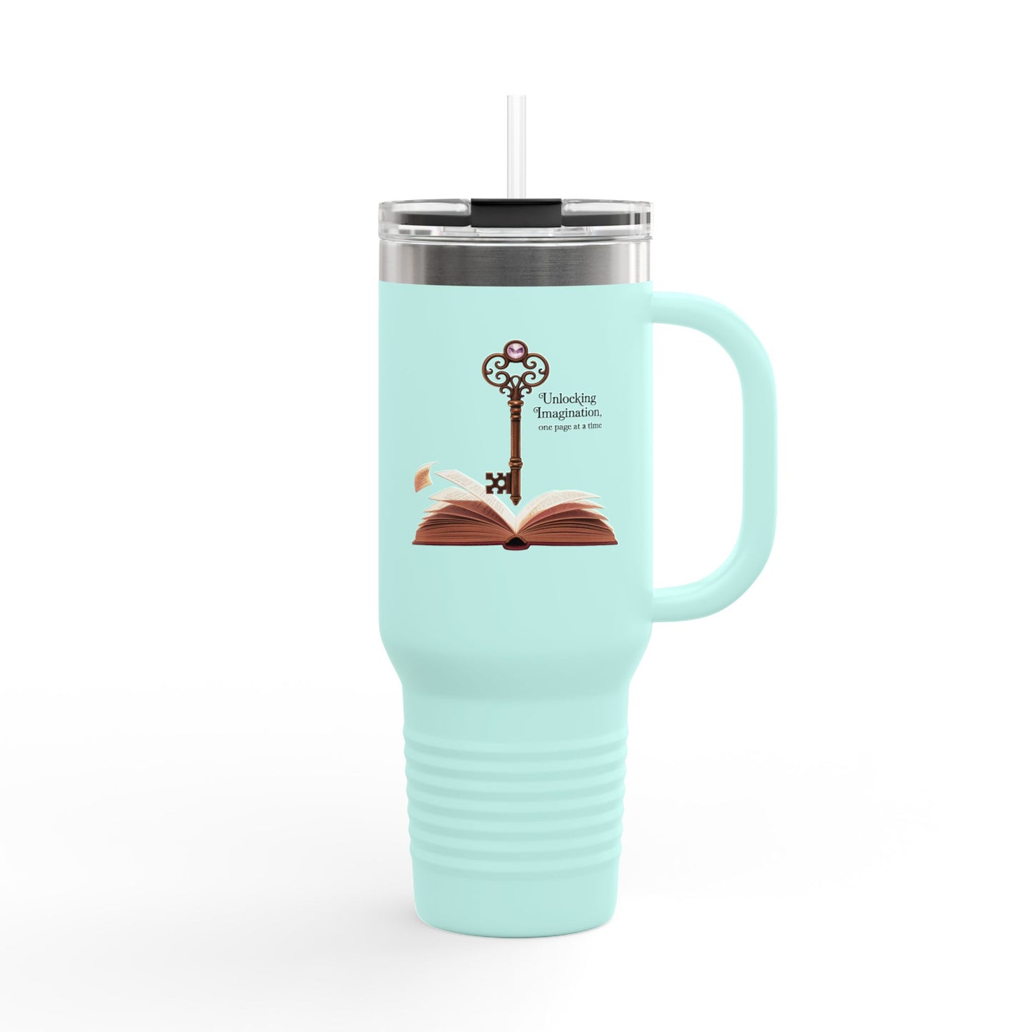 Unlocking Imagination, One Page at a Time - 40oz Tumbler for Educators