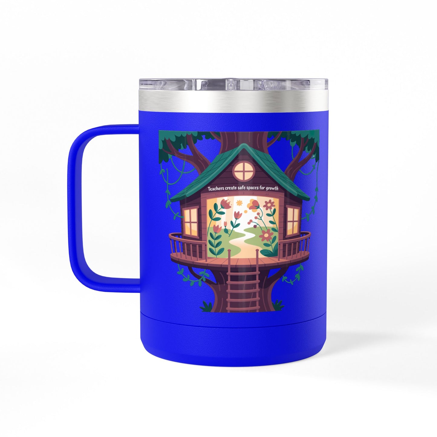 Teachers Create Safe Spaces for Growth - 15oz Teacher Coffee Mug