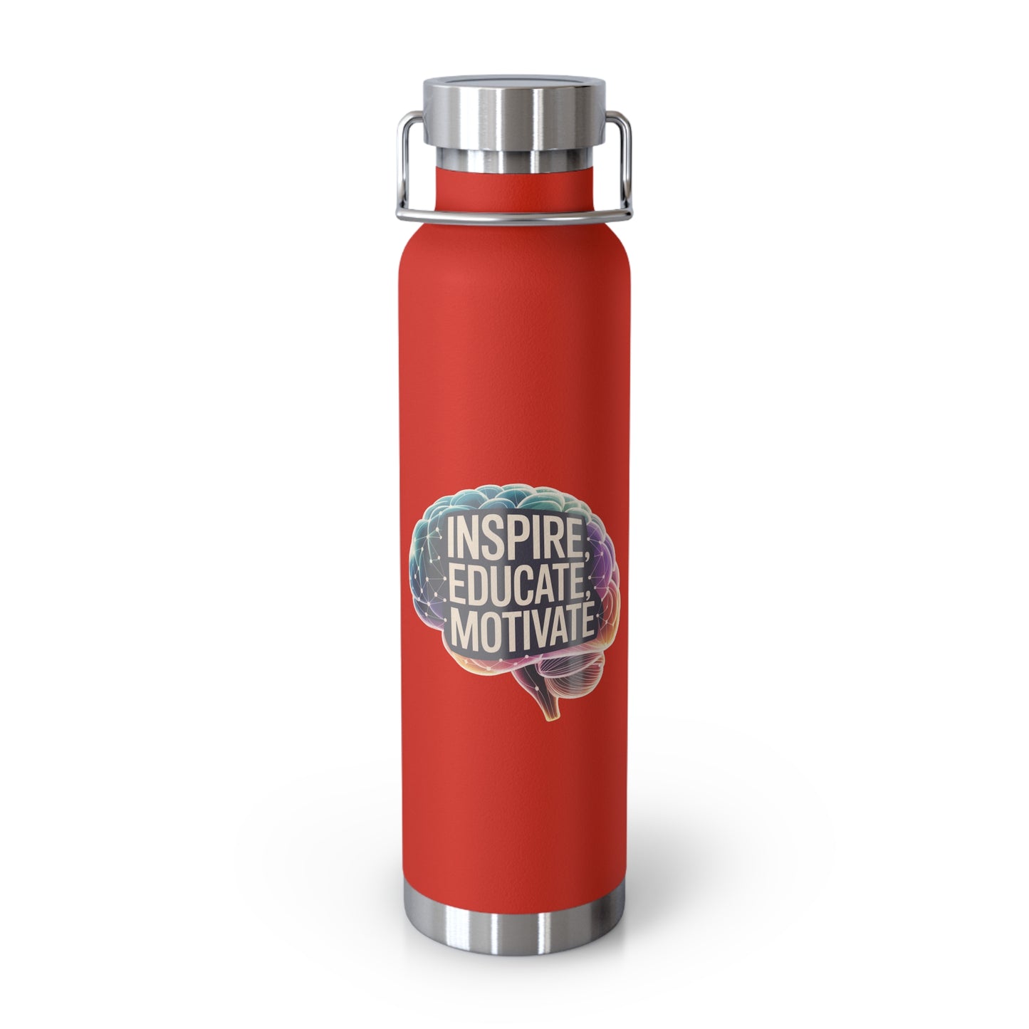 Inspire, Educate, Motivate -22oz Copper Teachers Tumbler