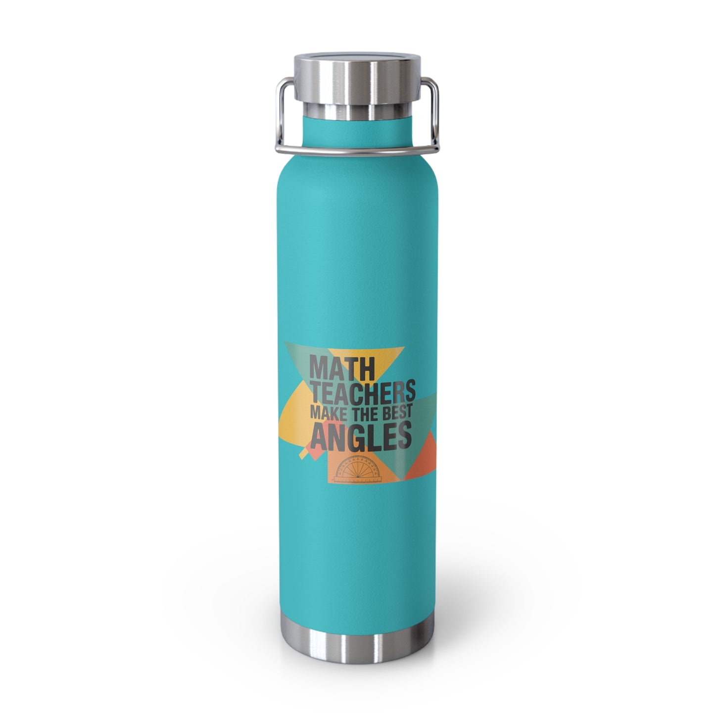 Math Teachers Make the Best Angles -22oz Copper Teachers Tumbler