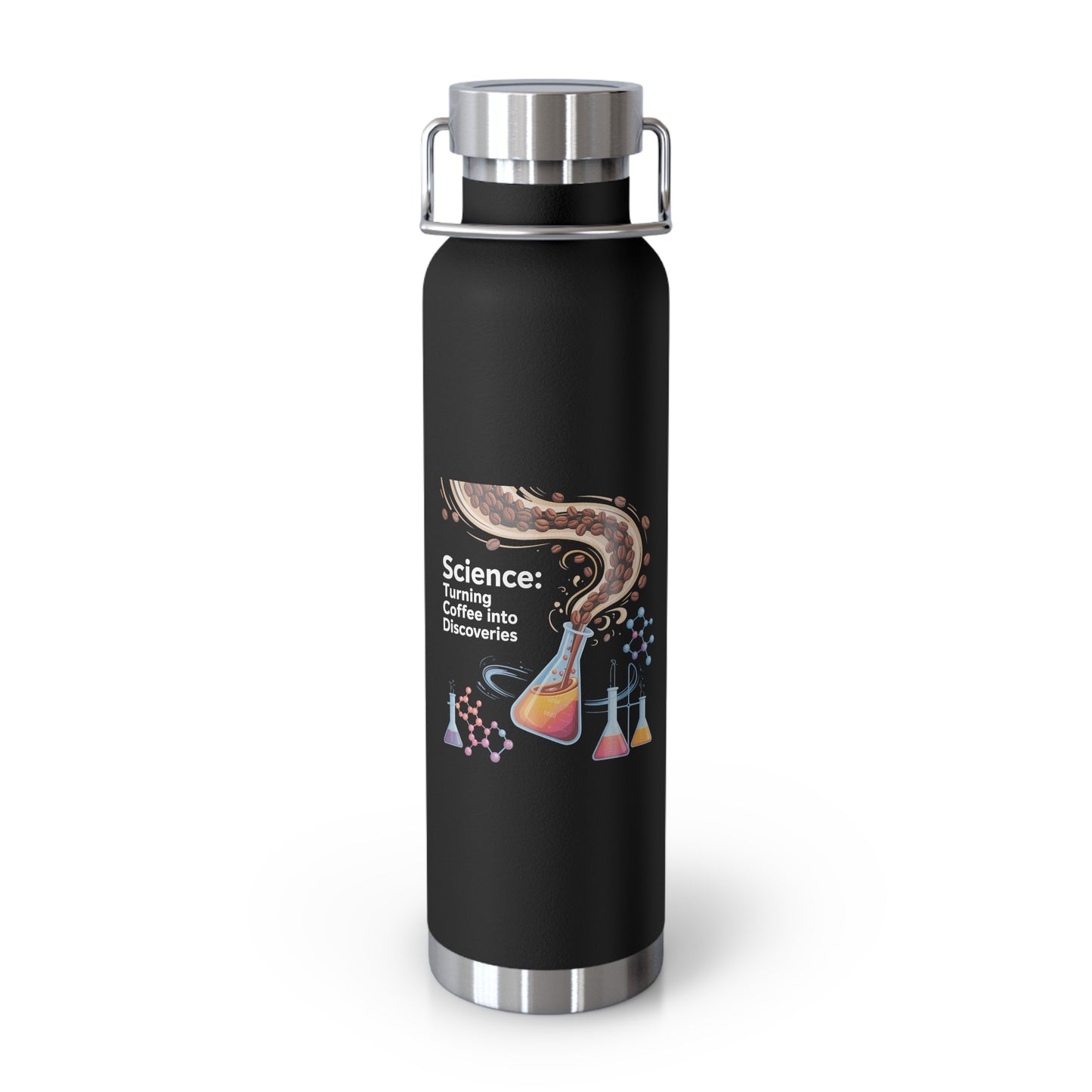 Science: Turning Coffee into Discoveries -22oz Copper Teachers Tumbler
