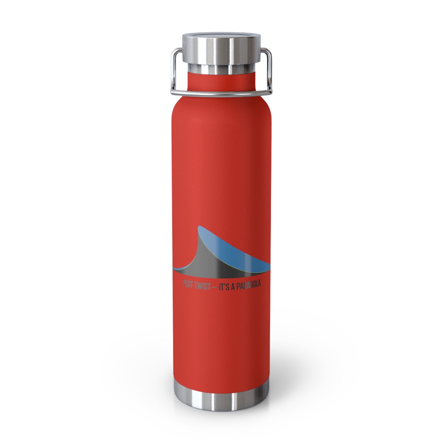 Plot Twist-It's a Parabola -22oz Copper Teachers Tumbler