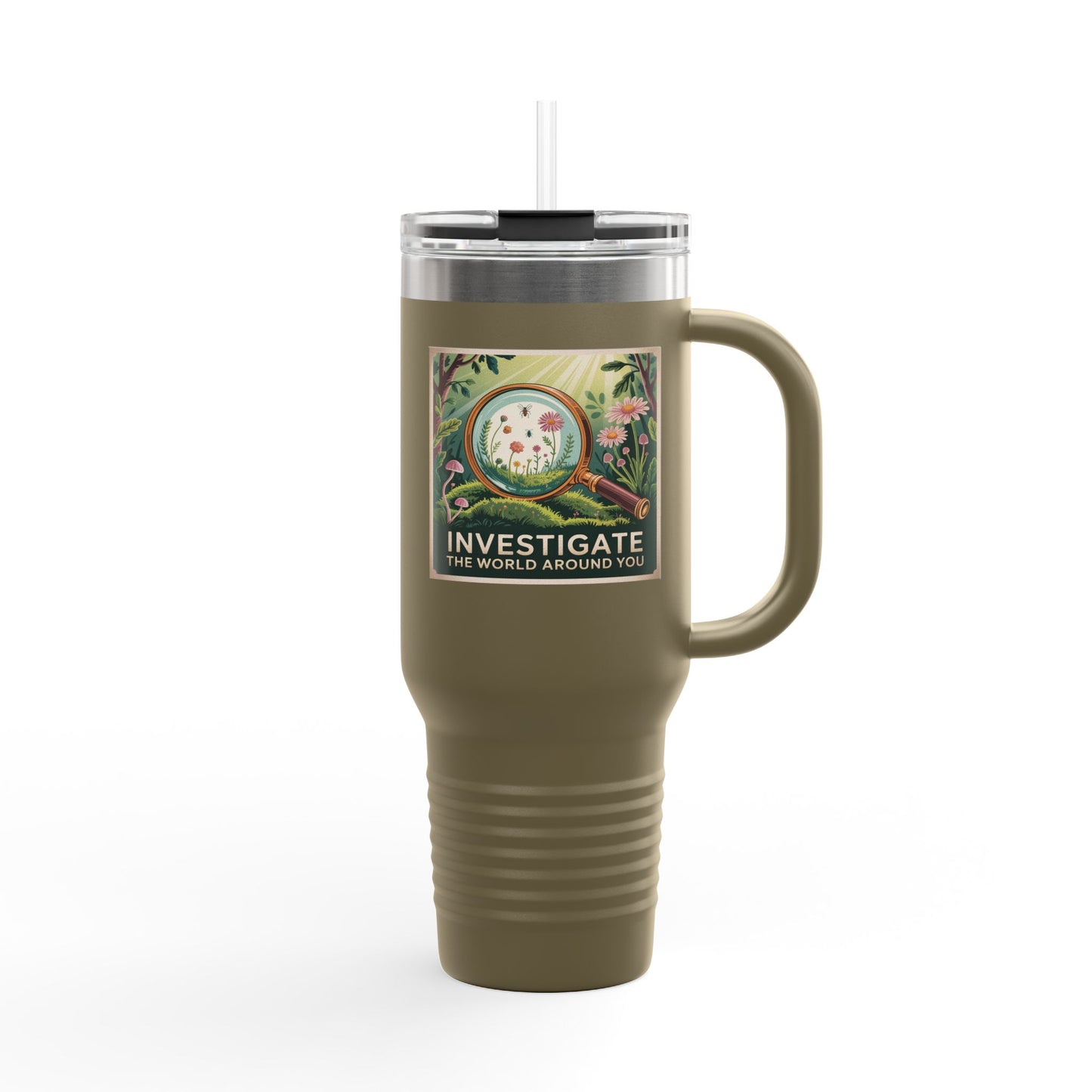 Investigate the World Around You - 40oz Tumbler for Educators