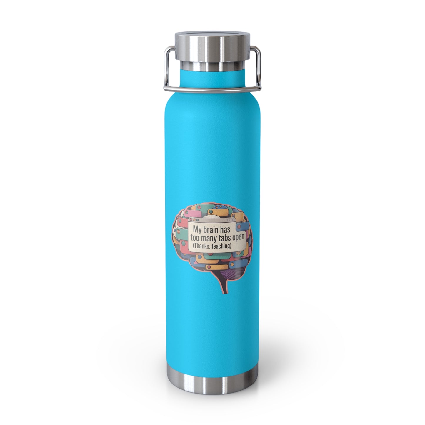 My Brain Has Too Many Tabs Open (Thanks, Teaching) -22oz Copper Teachers Tumbler