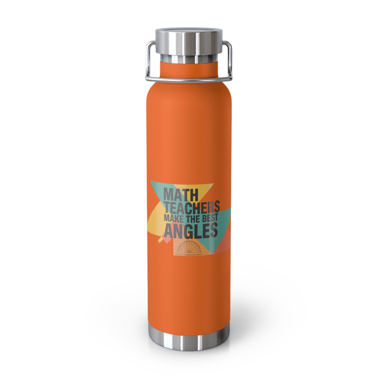 Math Teachers Make the Best Angles -22oz Copper Teachers Tumbler