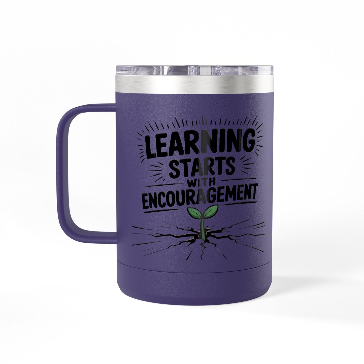Learning Starts with Encouragement - 15oz Teacher Coffee Mug