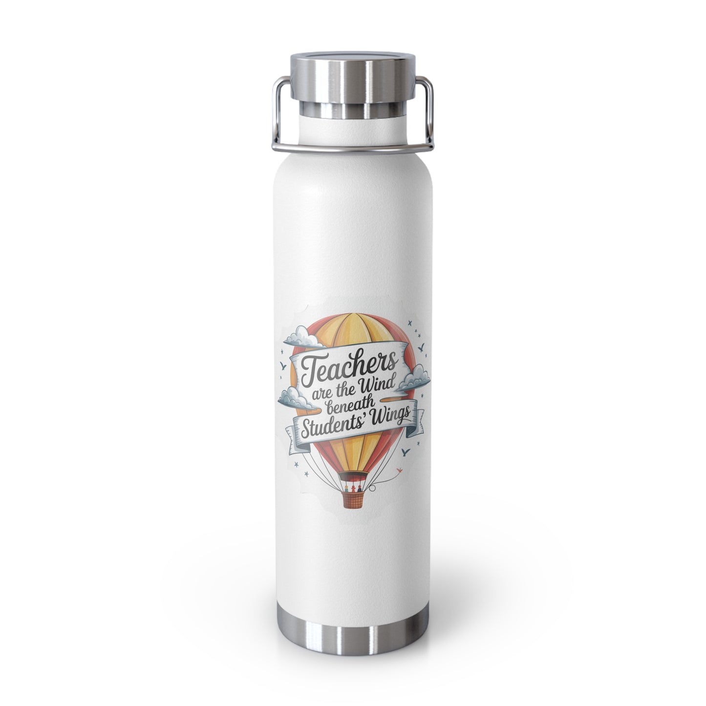 Teachers are the Wind Beneath Students' Wings -22oz Copper Teachers Tumbler
