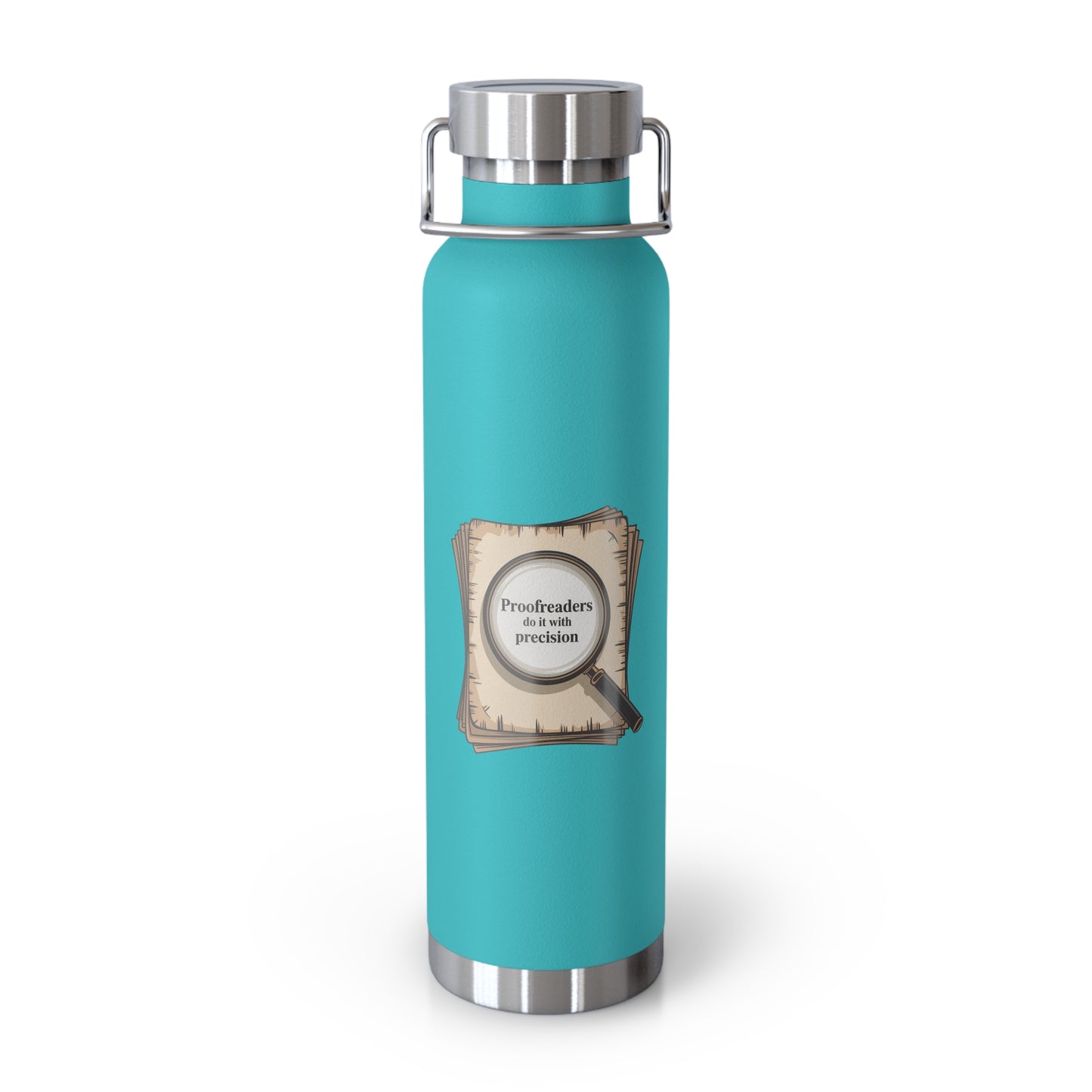 Proofreaders do it with Precision -22oz Copper Teachers Tumbler