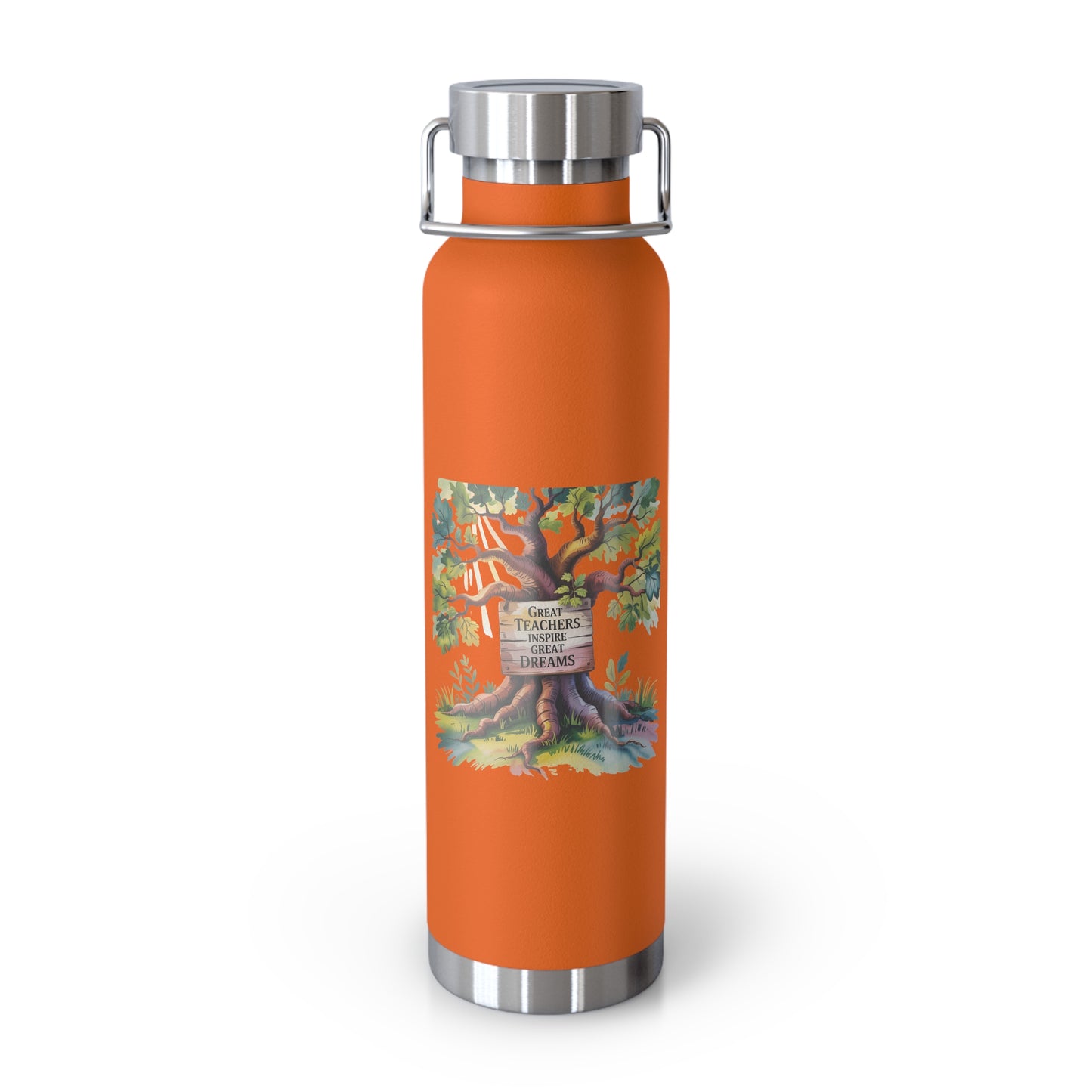 Great Teachers Inspire Great Dreams -22oz Copper Teachers Tumbler