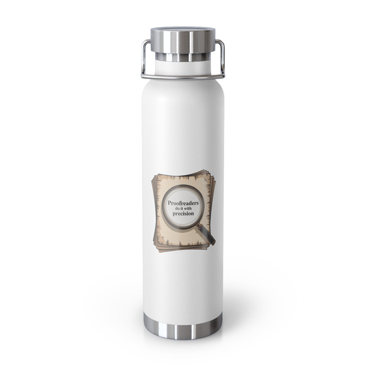 Proofreaders do it with Precision -22oz Copper Teachers Tumbler