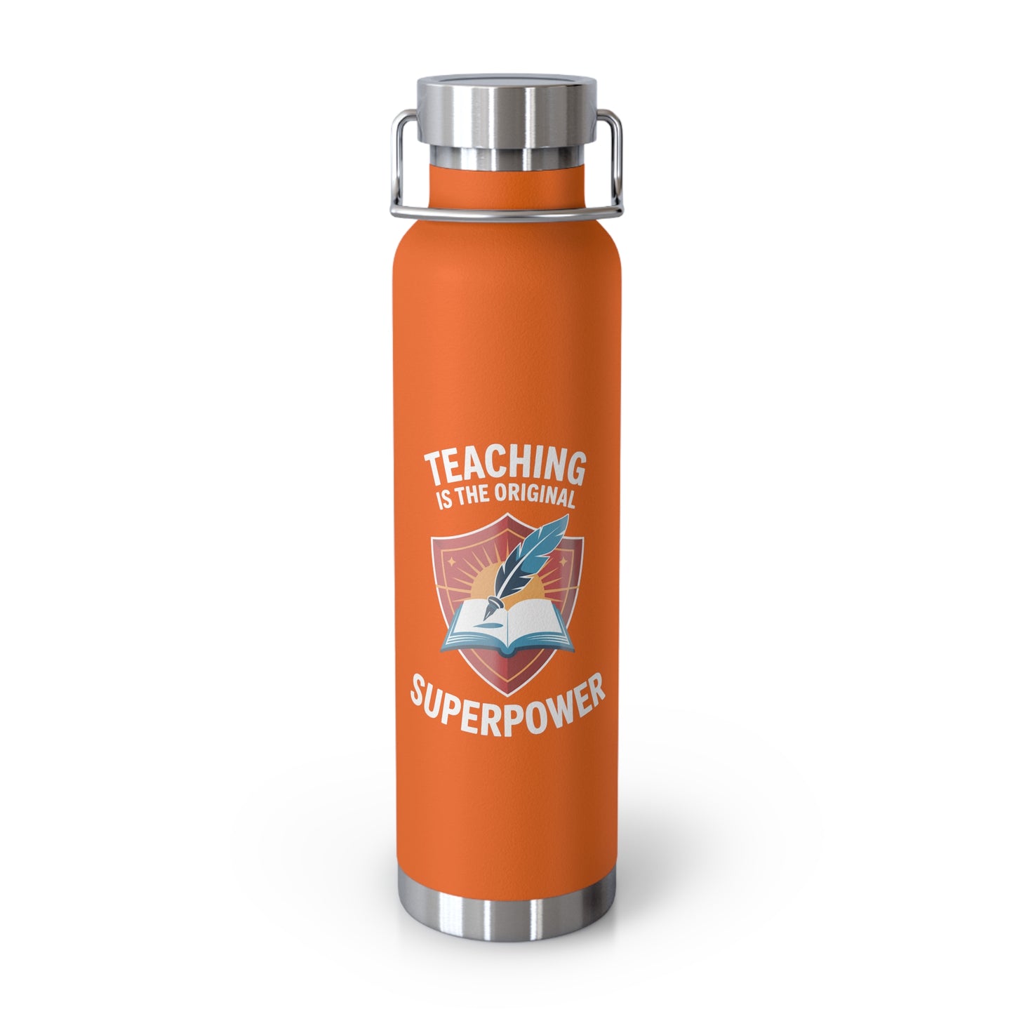 Teaching is the Original Superpower -22oz Copper Teachers Tumbler