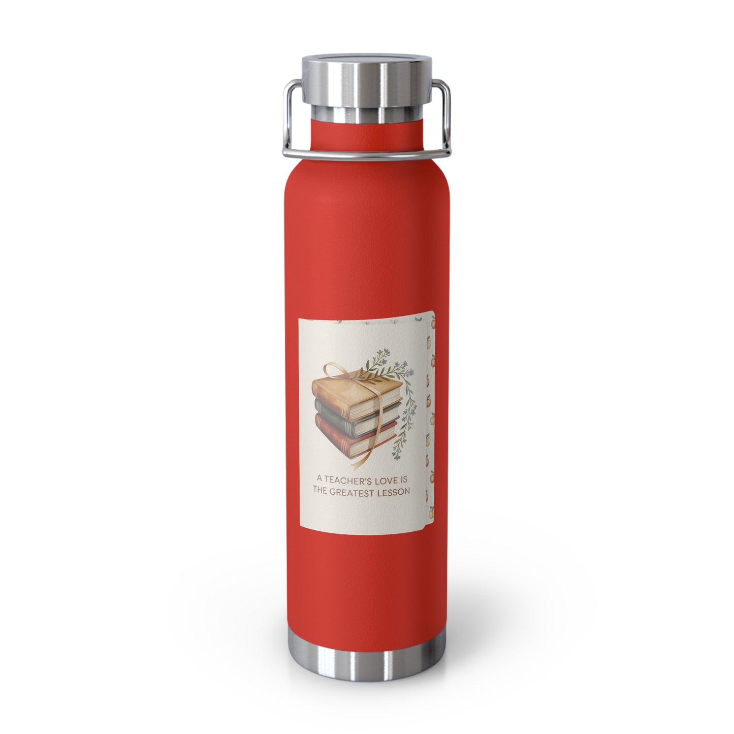 Teachers Love is the Greatest Lesson -22oz Copper Teachers Tumbler