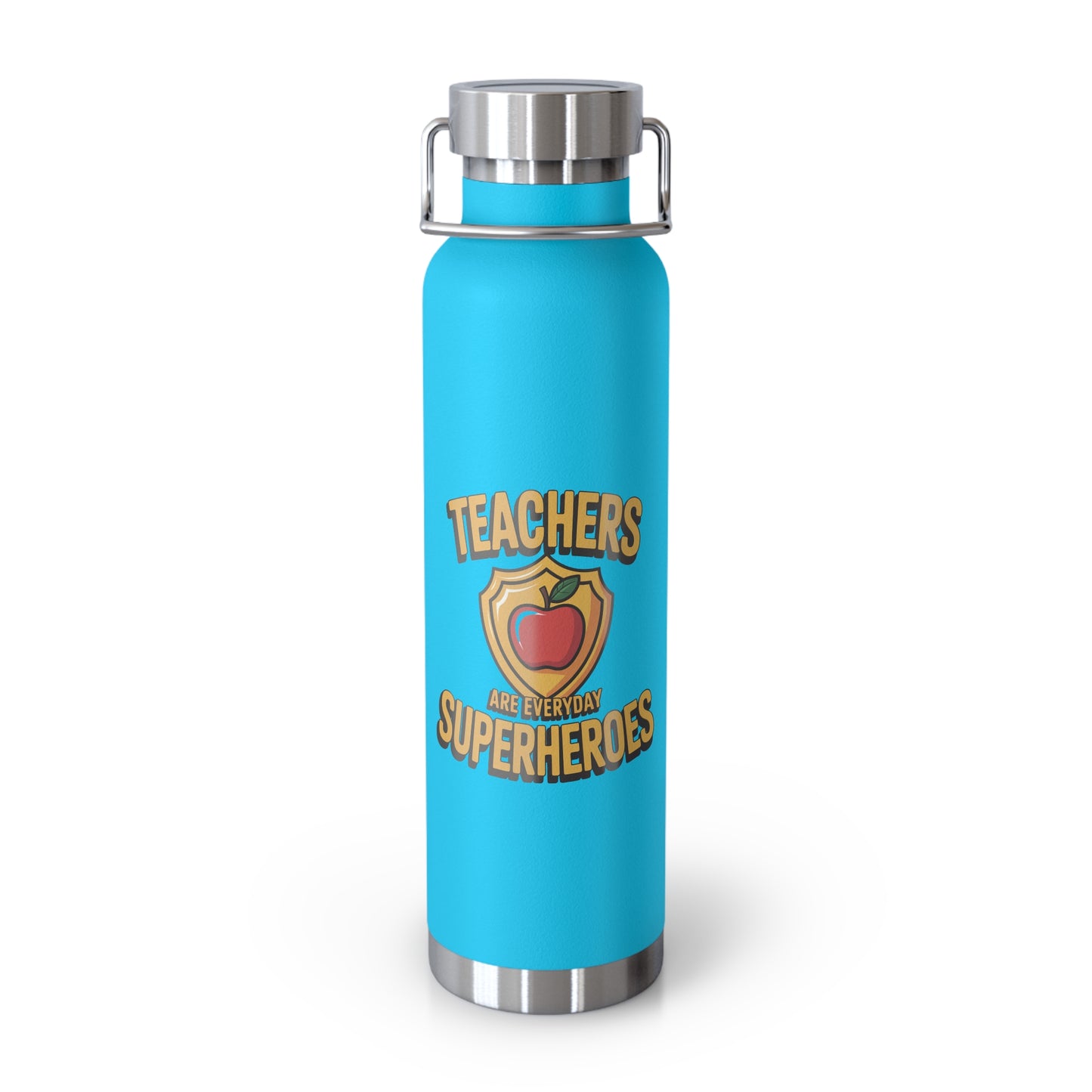 Teachers are Everyday Superheroes -22oz Copper Teachers Tumbler