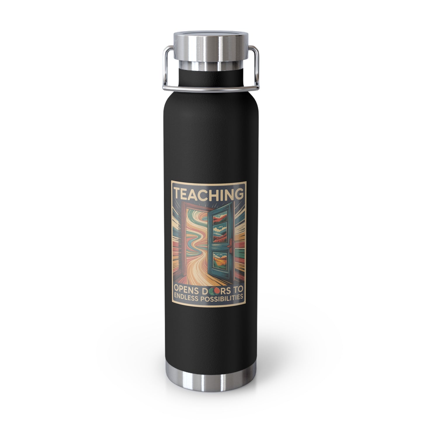 Teaching Opens Doors to Endless Possibilities -22oz Copper Teachers Tumbler