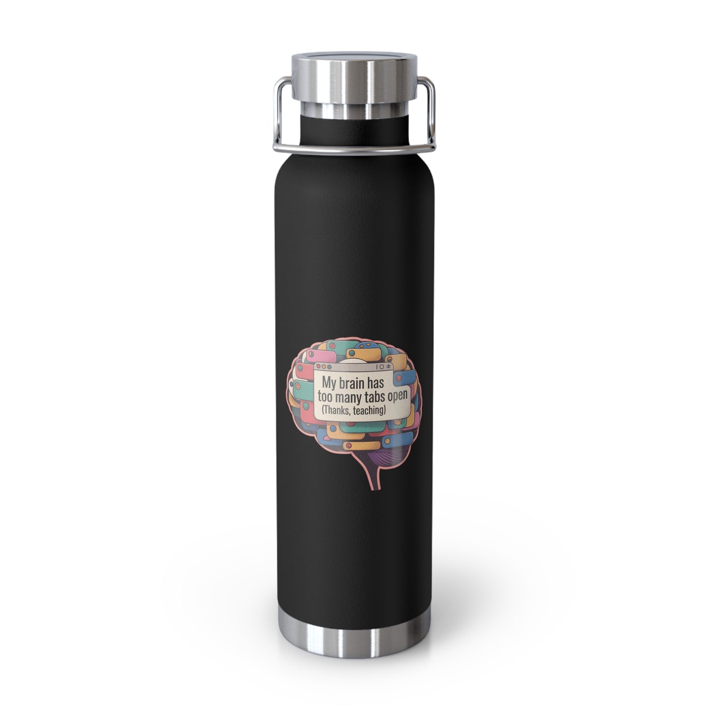 My Brain Has Too Many Tabs Open (Thanks, Teaching) -22oz Copper Teachers Tumbler