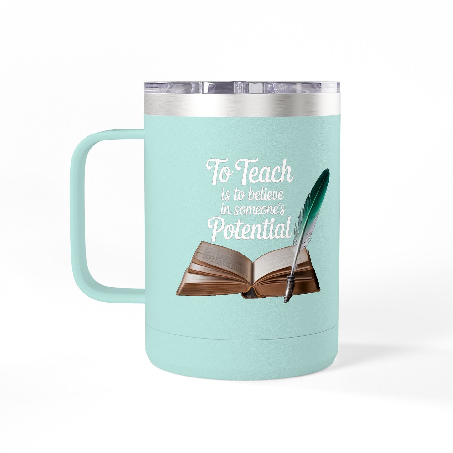 Teachers Create Safe Spaces for Growth - 15oz Teacher Coffee Mug
