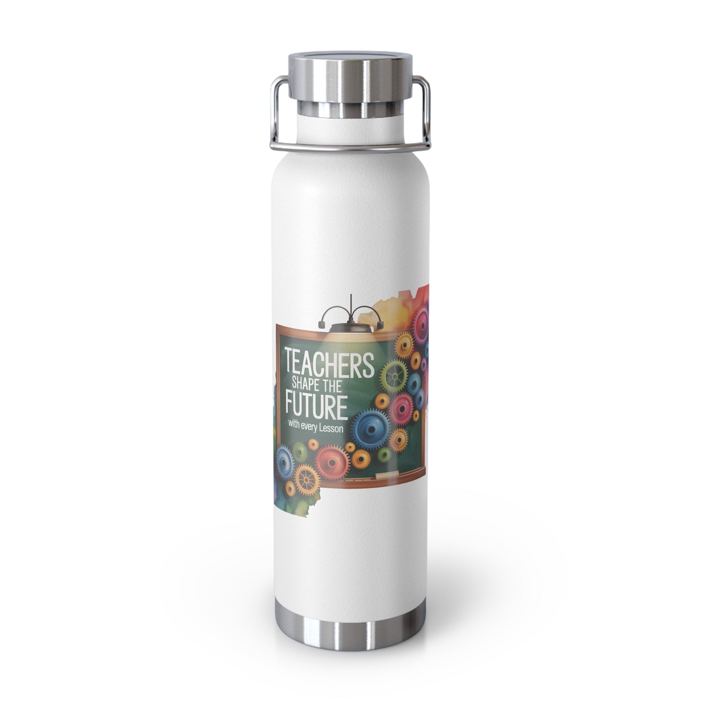 Teachers Shape the Future with Every Lesson -22oz Copper Teachers Tumbler