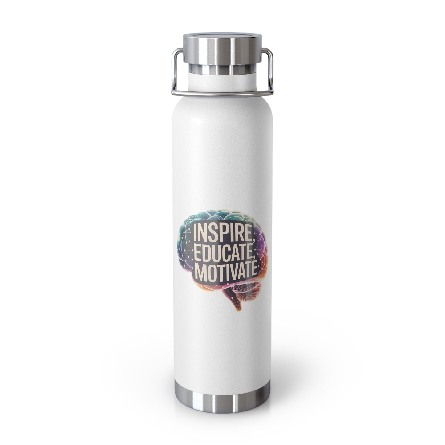 Inspire, Educate, Motivate -22oz Copper Teachers Tumbler