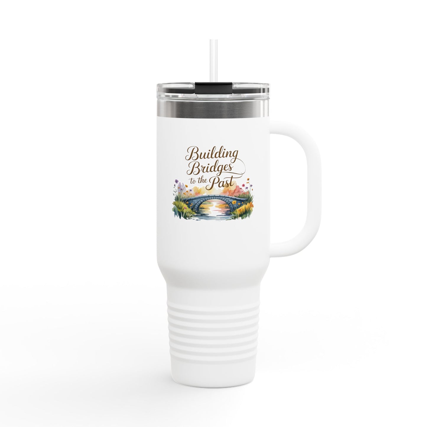 Building the Pages of the Past - 40oz Tumbler for Educators