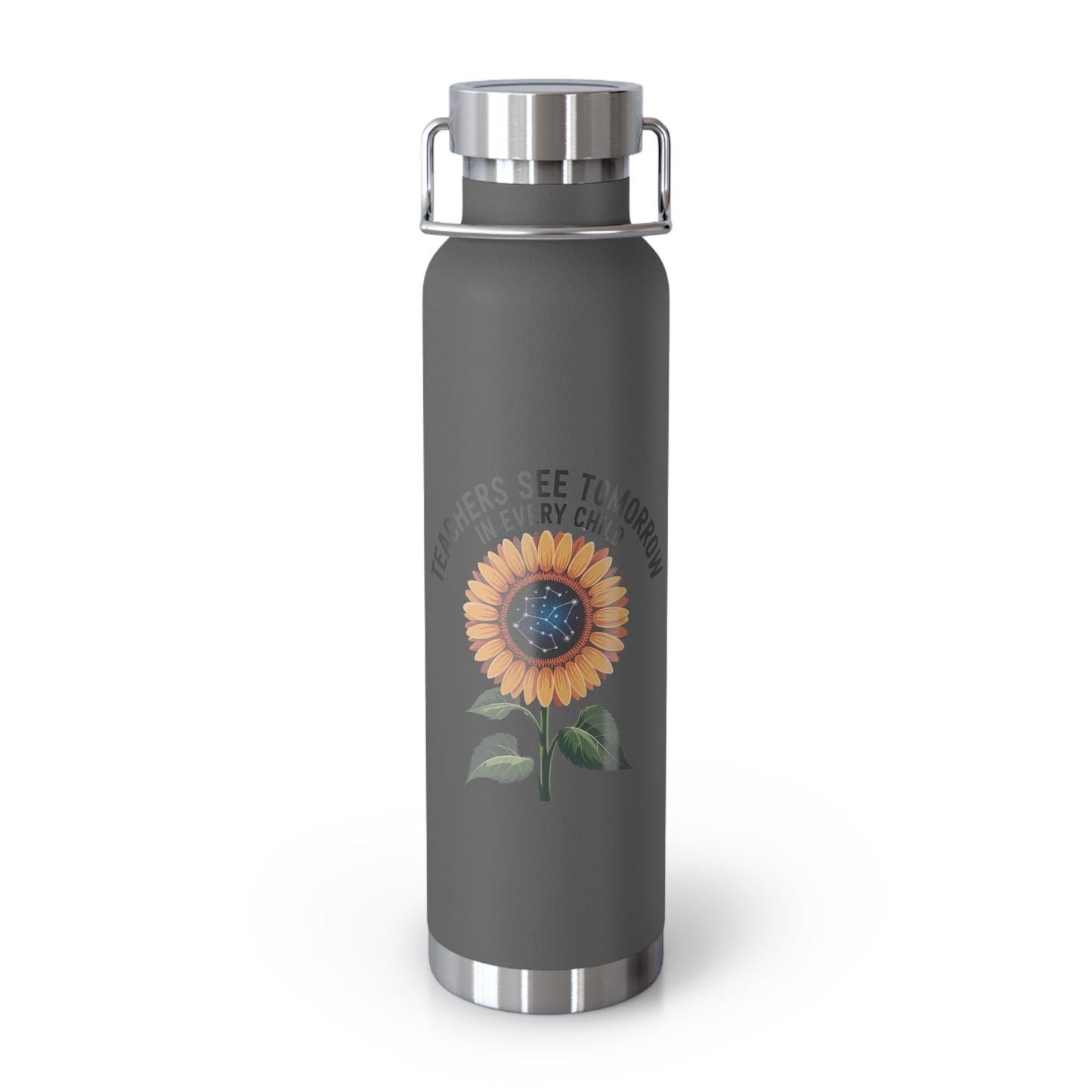 Teachers See Tomorrow in Every Child -22oz Copper Teachers Tumbler