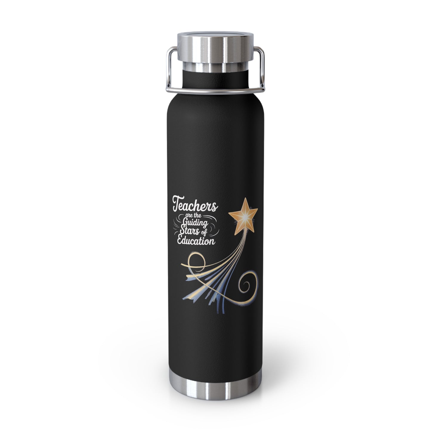 Teachers are the Guiding Stars of Education -22oz Copper Teachers Tumbler