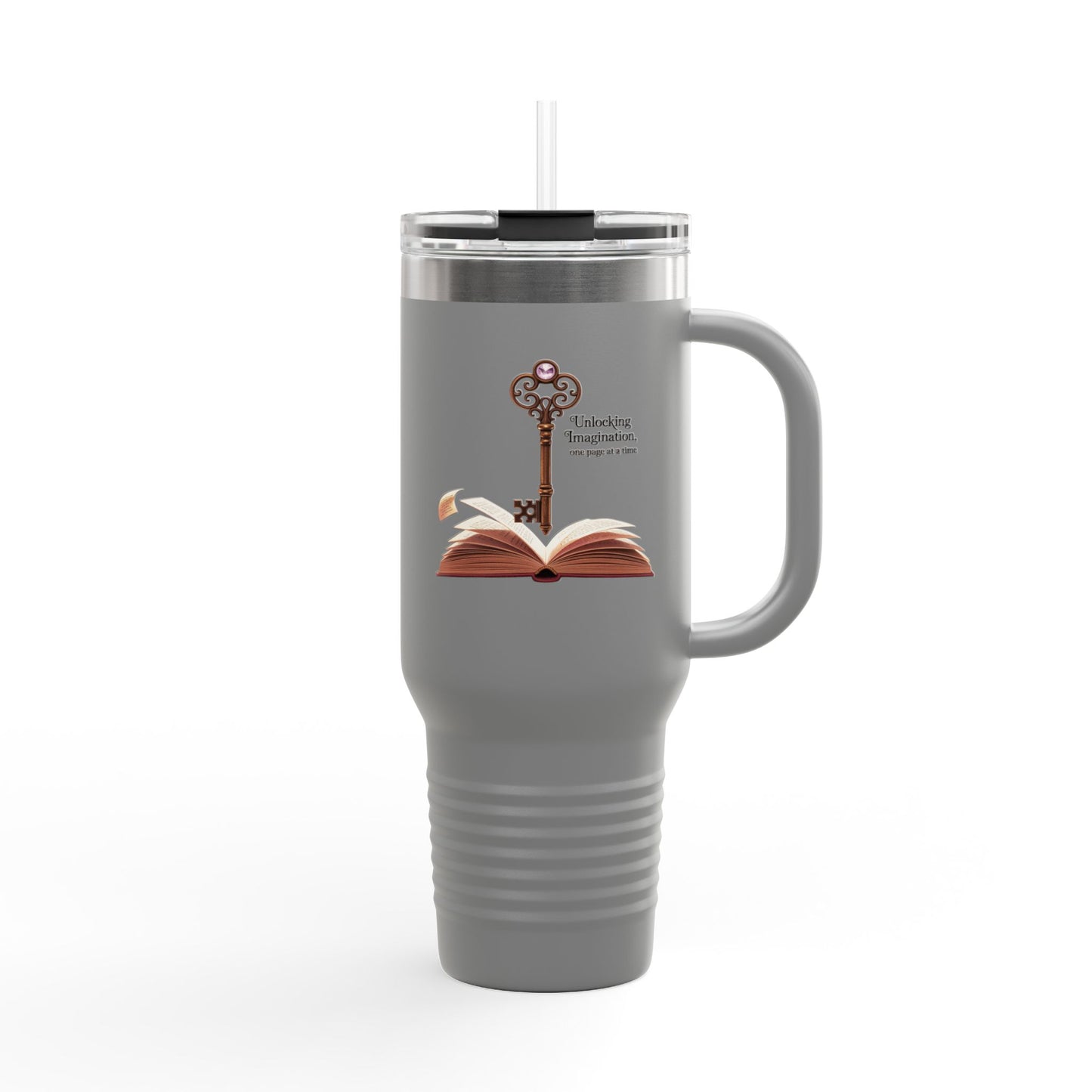 Unlocking Imagination, One Page at a Time - 40oz Tumbler for Educators