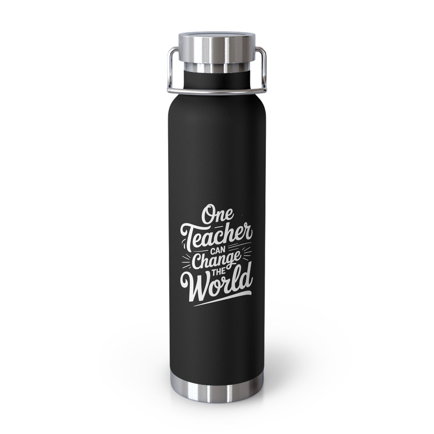 One Teacher can Change the World -22oz Copper Teachers Tumbler